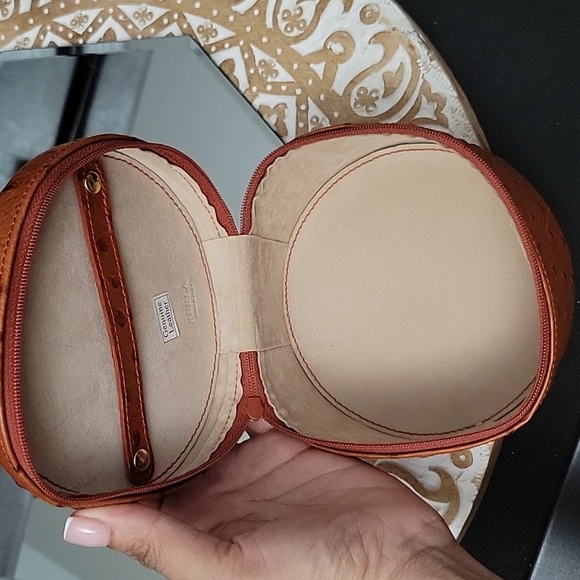 Furla| Ostrich mini bag with top handle NWOT - Picture 10 of 10